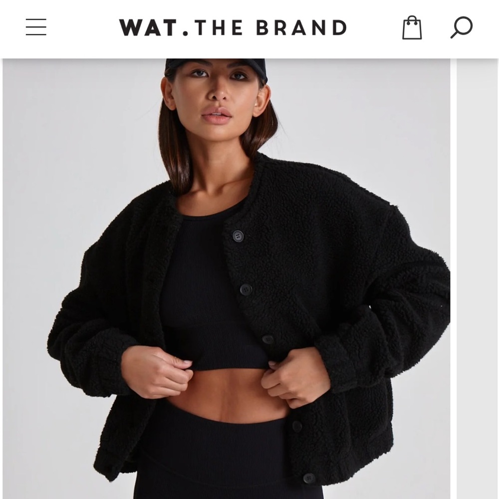 Teddy Cropped Jacket